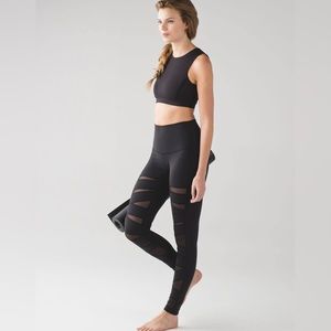 Lululemon Wunder Under High Rise Pant / Tight *tech mesh